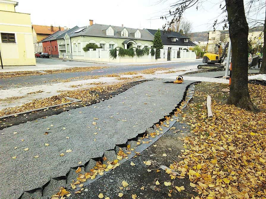 Geobunky ako stabilizácia podkladných vrstev