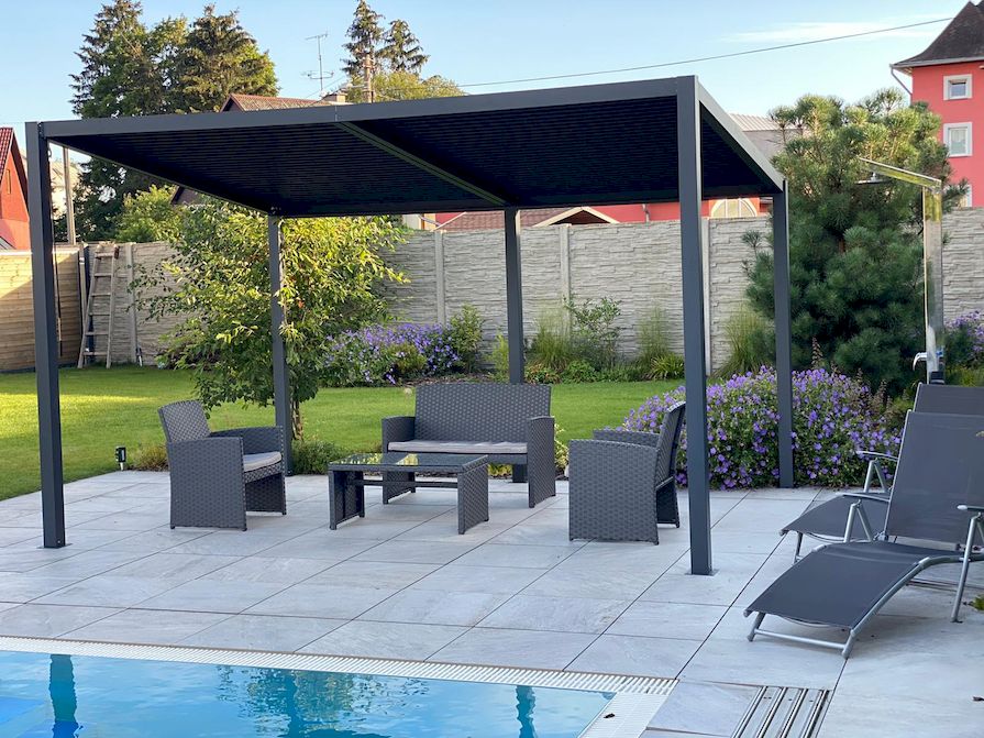 Lamelová pergola Solo BioClimatic 43 (antracit)