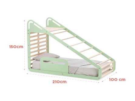 Drevená Montessori posteľ Sleepy