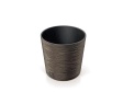 Plastový kvetináč Furu Round Low ECO Wood