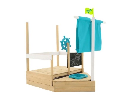 Detské ihrisko s pieskoviskom pirátska loď