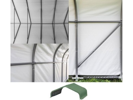 ShelterLogic Run-In-Shed 6,7 × 7,3 m