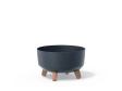Plastový kvetináč Gracia Low ECO Wood
