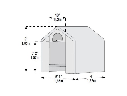 ShelterLogic 1,8 × 1,2 m