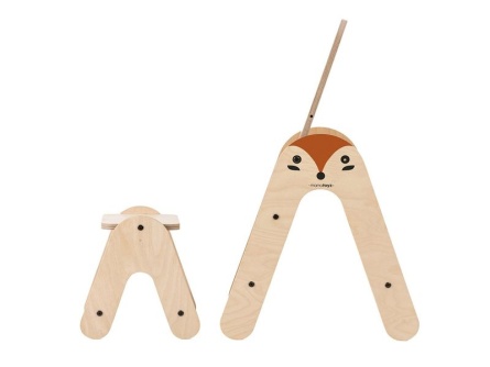 Drevený stolík na maľovanie Fox