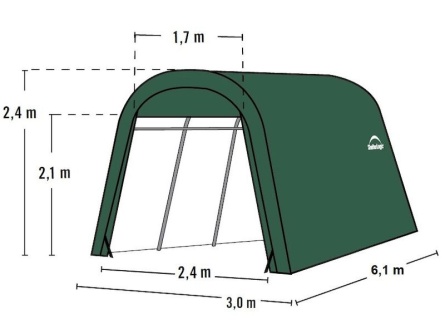 ShelterLogic 3 × 6,1 m
