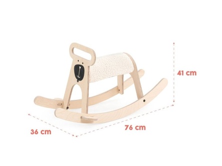Drevený hojdací kôň Bear