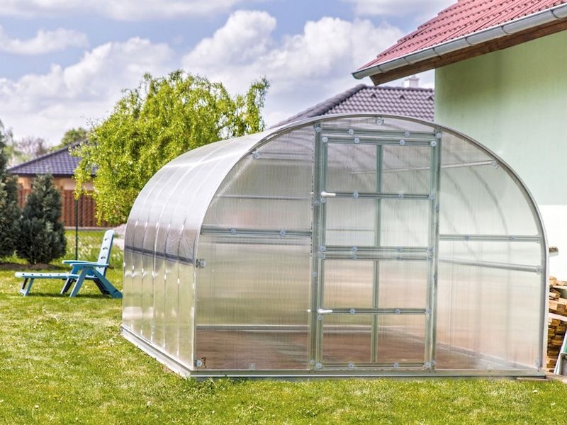 Oblúkový polykarbonátový skleník Gardentec Classic PROFI (4 × 3 m)