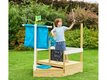 Detské ihrisko s pieskoviskom pirátska loď