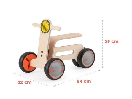 Drevené auto a chodítko Ambulancia