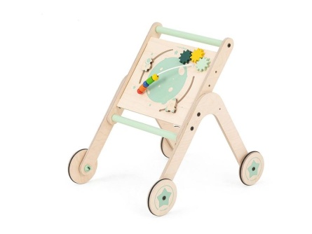 Drevené chodítko a hrací stolík WalkMe