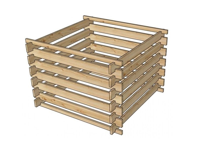 Drevený kompostér LanitPlast S730