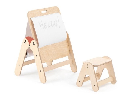 Drevený stolík na maľovanie Fox