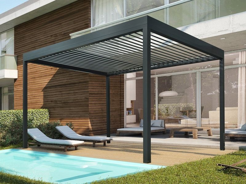 Hliníková pergola – LanitPlast Solo Bioclimatic 33