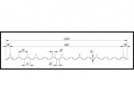Marlon CSE Original TR 76/16 (číry) - 1,06×2,5 m