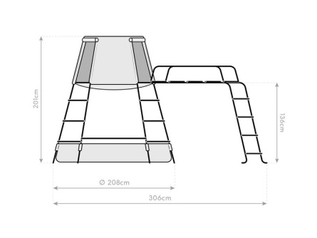 Oceľová preliezačka Explorer