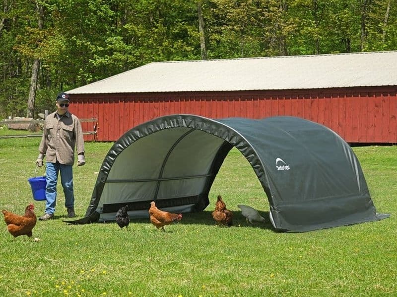 Plachtový prístrešok – ShelterLogic Run-In-Shed 2,6 × 3 m