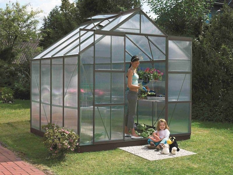 Záhradný skleník z polykarbonátu Vitavia Uranus 6700 PC 6 mm (zelený)