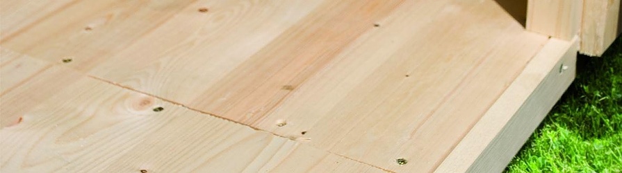 Drevená podlaha ako nevyhnutné príslušenstvo pre záhradný domček