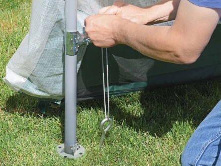 ShelterLogic 1,8 × 2,4 m bielo-zelený