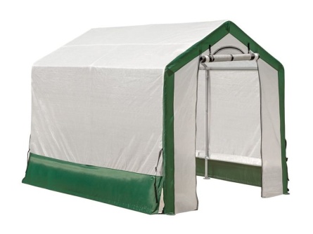 ShelterLogic 1,8 × 2,4 m bielo-zelený
