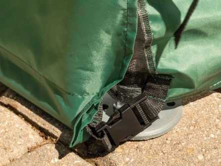 ShelterLogic 1,8 × 2,4 m bielo-zelený