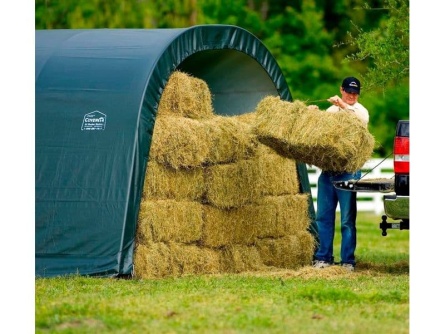 ShelterLogic Run-In-Shed 3,7 × 6,1 m zelený