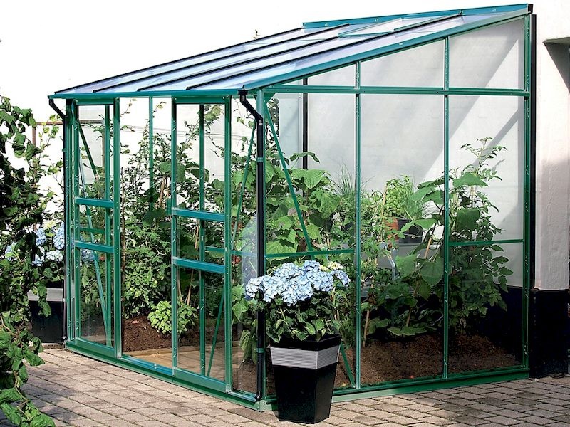 Skleník k stene Vitavia IDA 5200 PC 6 mm (zelený)