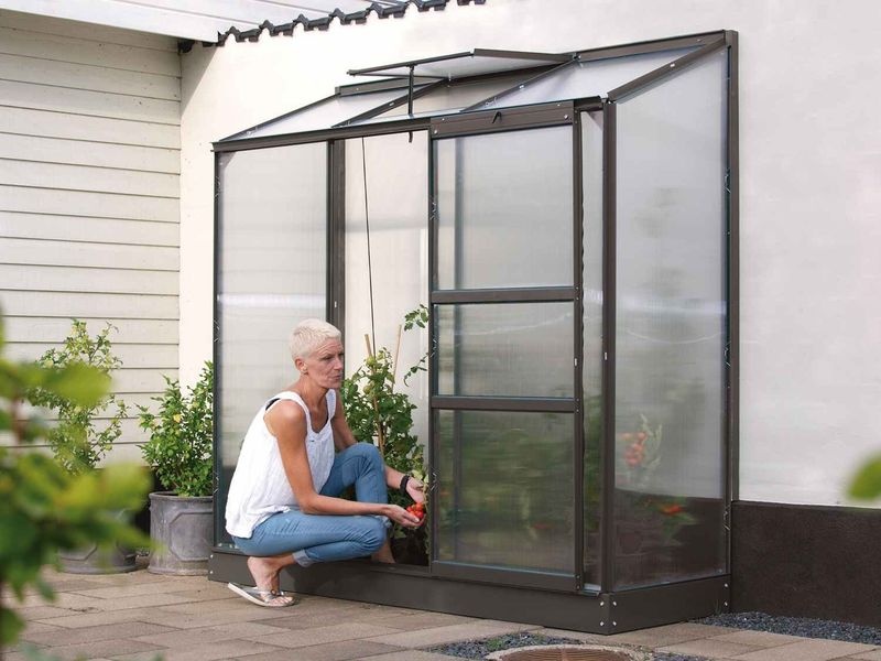 Skleník na stenu – VITAVIA IDA 1300, PC 6 mm