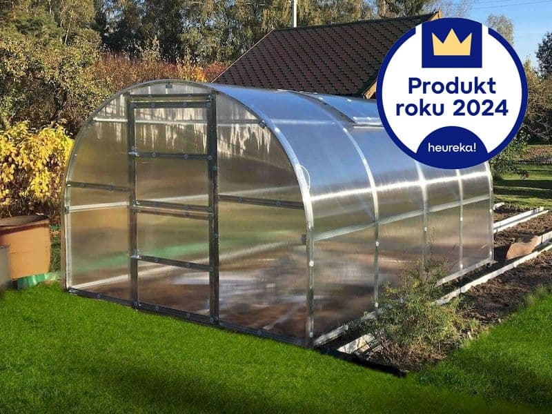 Skleník – Tiberus 3×4 m PC 4 mm