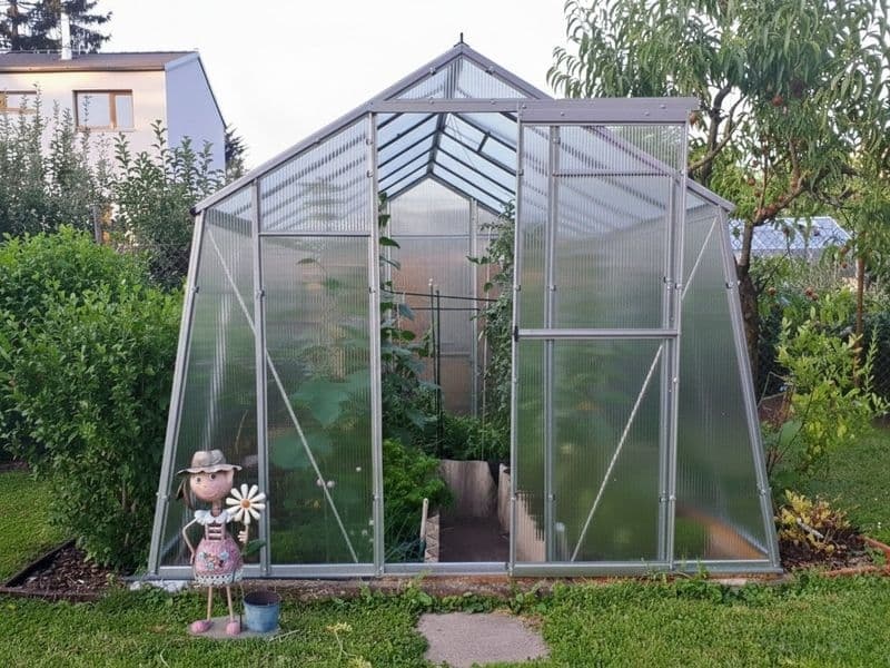Skleník zo skla LIMES VIVA V7/3, š. 2,47 m × d. 3 m, tl. skla 3 mm